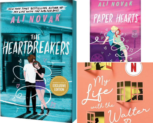 My Favourite Books Written by Ali Novak cover photo collage