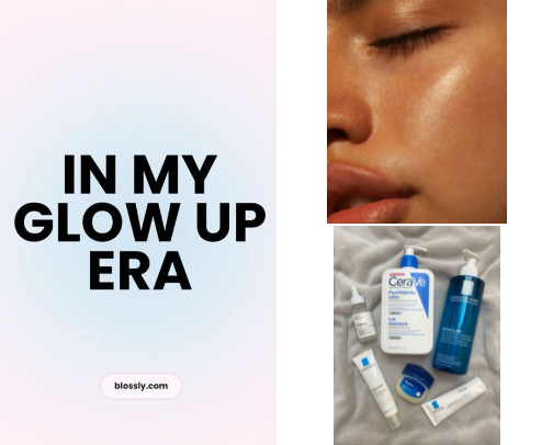 must have skin care products 🦋🌷 cover photo collage