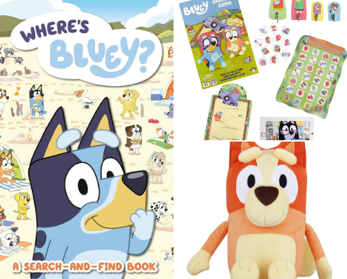My Favourite Bluey Items cover photo collage