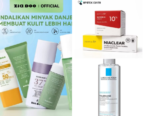 My Favourite Skincare Routine cover photo collage