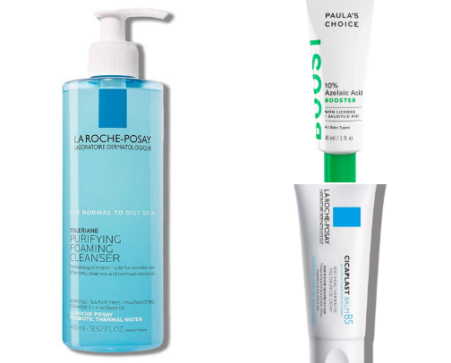 SKIN SAVERS. acne prone or texture skin holy grails cover photo collage