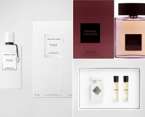 Fragrances cover photo collage