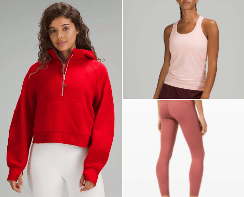 My Lulu closet 🧘‍♀️👖👚🏃‍♀️ cover photo collage