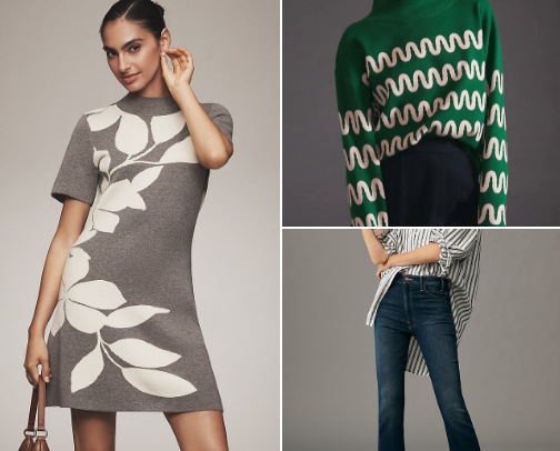 Effortless Elegance: Anthropologie Clothing Collection cover photo collage