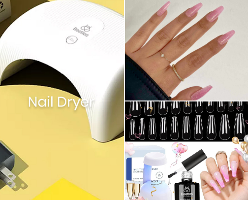You don’t have to spend 150$ for your nails anymore 👀 cover photo collage