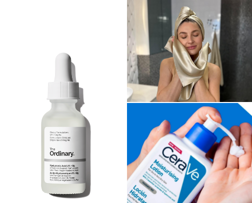 Minimal Skincare Routine for Dry & Sensitive Skin (SPF-Focused, Barrier-Safe) cover photo collage