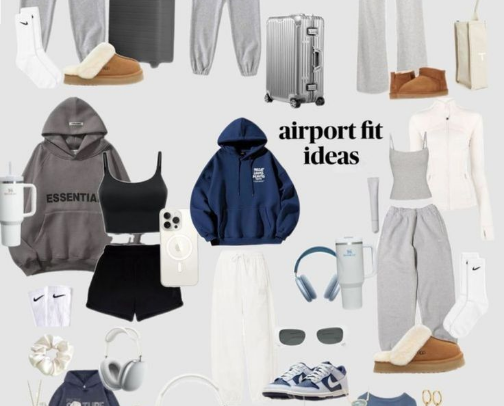 Airport Outfit cover photo collage