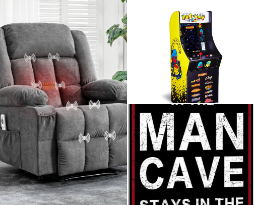 Things All Men Need in Their Man Cave #WalmartPartner cover photo collage