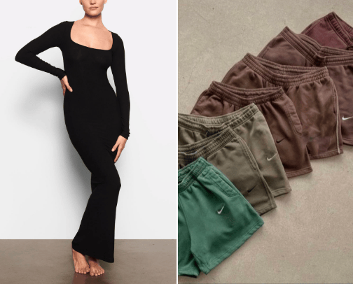 Clothing cover photo collage