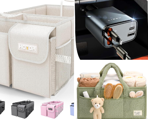 Amazon MUST HAVE Car Organization ✨ cover photo collage