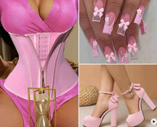 Pretty Miss Pink🩷 cover photo collage