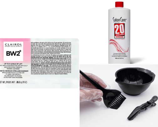 How I Lightened My Hair 2 Shades at Home Without Frying It cover photo collage