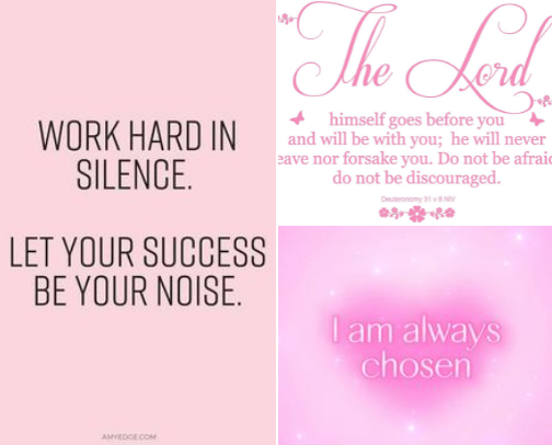 Words I Live By cover photo collage