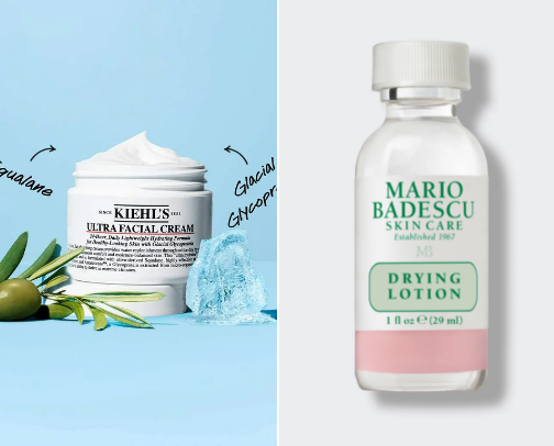 holy grail skincare products cover photo collage