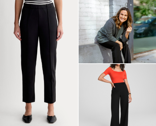 Workwear That Works: 26 Polished + Comfortable Outfit Essentials cover photo collage