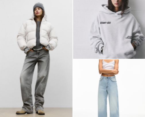 Comfy pull and bear fits🧸 cover photo collage