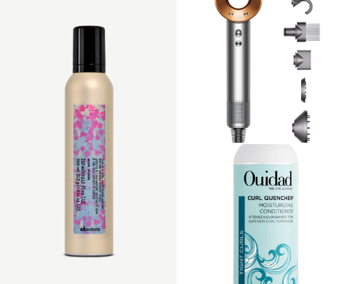 Curly Hair Products cover photo collage