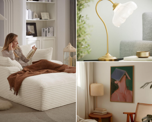 Essentials For The Perfect Reading Corner cover photo collage