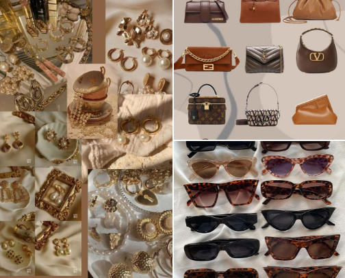 DELICATE DAINTY PIECES OF ACCESSORIES THAT MAKE A STATEMENT😉👠👜🧤 cover photo collage