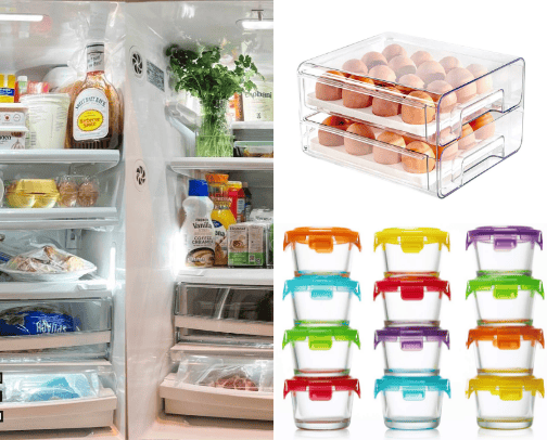 Fridge Organization Tips and Tricks cover photo collage