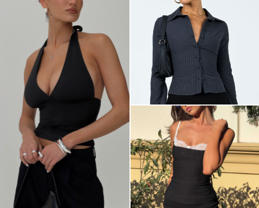 Going out tops✨ cover photo collage