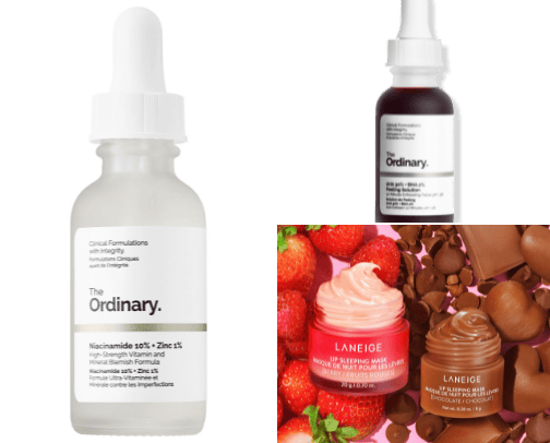Skin care🤍 cover photo collage