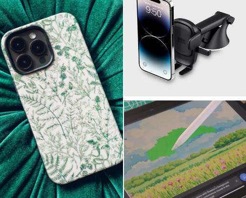 Electronics cover photo collage