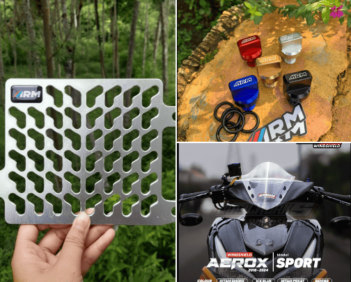 All Yamaha Matic Acsesoris cover photo collage
