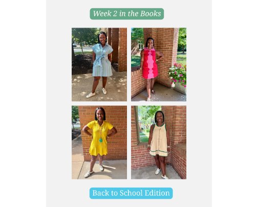 September 2025: What Hines Wore to Work, Back to School Edition #2 cover photo collage