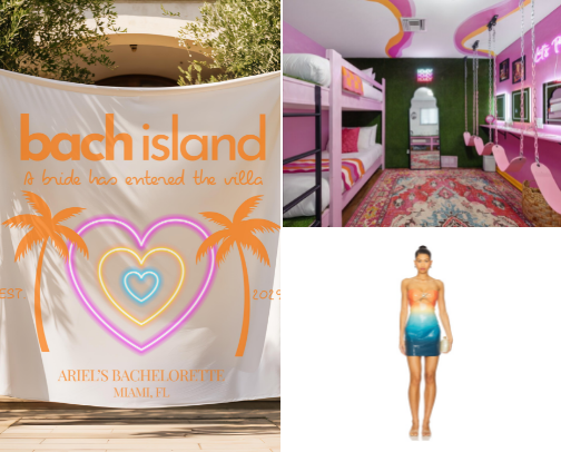 Love Island Inspired Bachelorette Party Essentials 🌴🍸👙🎊📸 cover photo collage