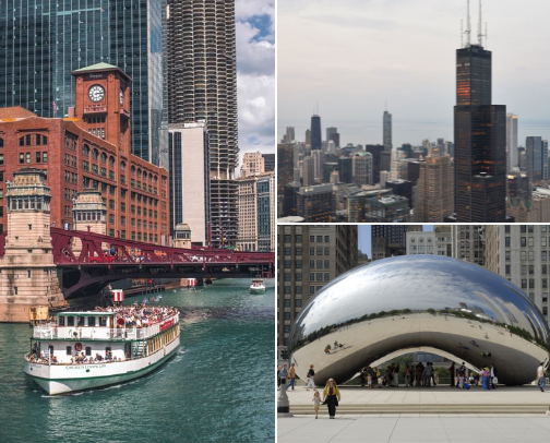 MY FAVORITE PLACES IN CHICAGO cover photo collage
