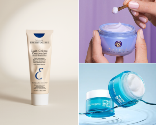 My Go-To Moisturizers for Hydrated, Glowy Skin cover photo collage