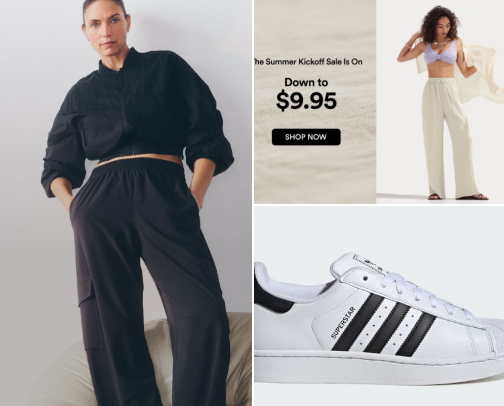 My favorite athletic looks cover photo collage