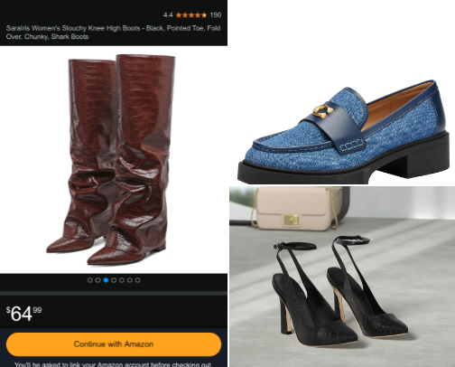 Amazon fall shoes finds cover photo collage
