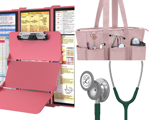 NURSING SCHOOL ESSENTIALS! cover photo collage