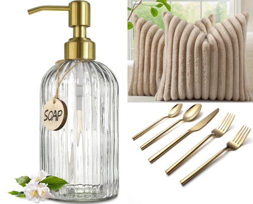 Affordable Home purchases that make your space look expensive cover photo collage