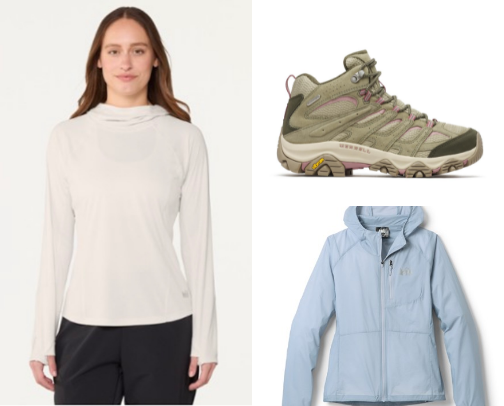 my favorite hiking essentials! cover photo collage