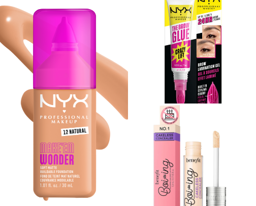 For beginners all products for full makeup cover photo collage