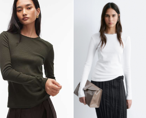 Basic layering tops under $50 cover photo collage