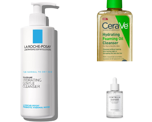 Dry Skin Saviors: Hydration Essentials cover photo collage