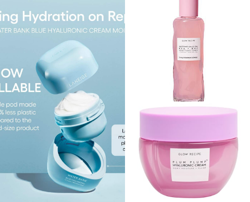 Skincare cover photo collage