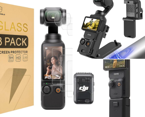 DJI Osmo Pocket 3 Accessories cover photo collage
