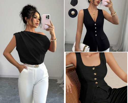 SHEIN office outfits cover photo collage