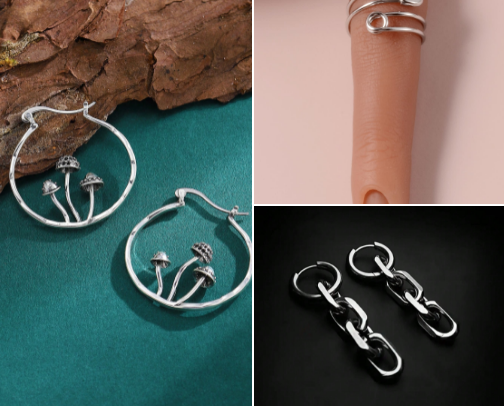 SHEIN accessories cover photo collage
