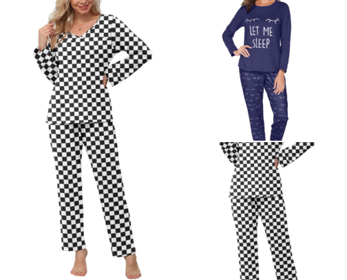 Women's Pajama Sets cover photo collage