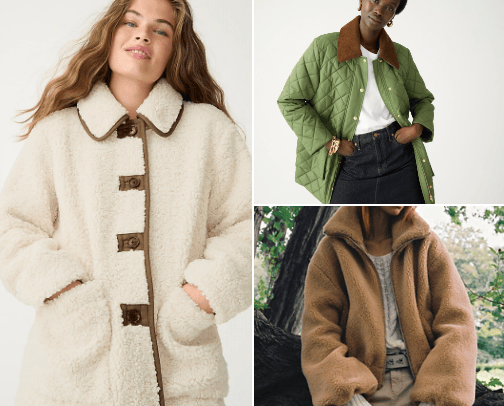 coats & jackets & vests cover photo collage