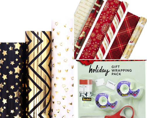 Gift wrapping ideas and needs! cover photo collage