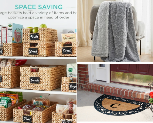 Home necessities cover photo collage