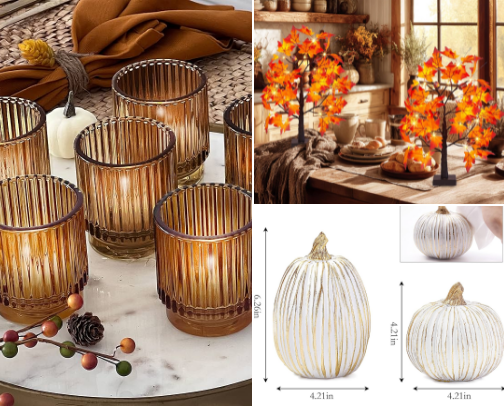 Fall Decor for a Cozy Ambience & a Successful Table Setting cover photo collage