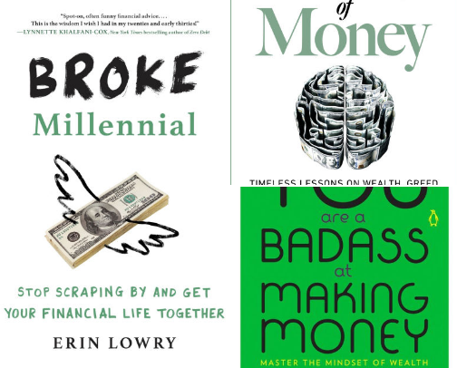 Books Every Broke 20 Year Old Needs To Read cover photo collage